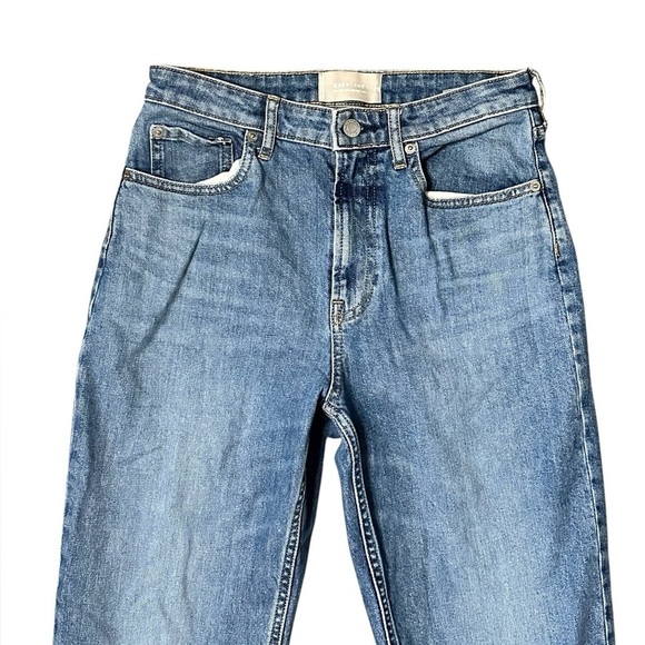 Everlane Blue Straight Jeans Classic Style 27 - Picture 2 of 5